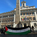 Roma’nın kalbinden Filistin’e destek: Montecitorio Dikilitaşı’nda dev bayrak açıldı