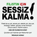 Gazeteciler Filistin İçin Canlı Yayın Nöbetinde: "Filistin İçin Sessiz Kalma!"