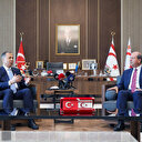 KKTC Cumhurbaşkanı Tatar, İçişleri Bakanı Yerlikaya'yı kabul etti