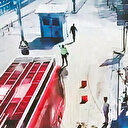 CHP otobüsü polisleri eziyordu