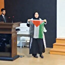 Adıyaman Üniversitesi mezuniyet töreninde Gazze'ye anlamlı destek