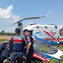 Adana'da cayrokopter araziye sert iniş yaptı