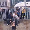 Sulama kanalına düşen şahsın vatandaşlar tarafından kurtarılma anı kamerada