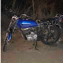 Çalıntı motosikletle polisten kaçan  iki kişi kaza yapınca yakalandı