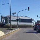 Ankara’da tekne "karadan" yürütüldü