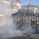 Gaziantep'te çocuk parkında yangın