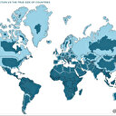 Les cartes du monde dessinées avec des projections différentes peuvent orienter les perceptions