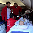 Ambulans uçak 7 aylık bebek için havalandı