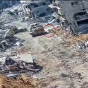 Tünelden çıkan direnişçi İsrail tankına sıfır mesafeden patlayıcı yerleştirip havaya uçurdu