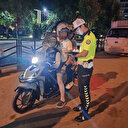 Manisa'da motosikletlilere ceza yağdı