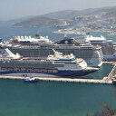 Kuşadası’na kruvaziyer akını: Aynı gün 9 bin 600 turist geldi