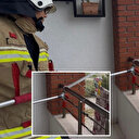 Arsuz'da yılan paniği: Evinin balkonunda görünce hayatının şokunu yaşadı