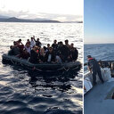 İzmir açıklarında sürüklenen bottaki 41 göçmen kurtarıldı