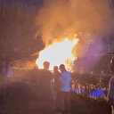 Avcılar'da düğüne katılanların attığı sigara izmariti parkta yangın çıkardı