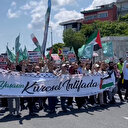 İstanbul'da "Küresel Gazze Yürüyüşü" düzenlendi