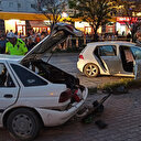 Ankara'da iki otomobil çarpıştı: Beş kişi yaralandı