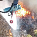 İzmir'de orman yangını: Söndürme çalışmaları sürüyor