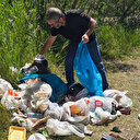 Tunceli'de ziyaretçilerin Munzur Vadisi'ne bıraktığı çöpler ekiplerce toplandı