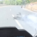 Kocaeli'de 3 motosikletli aynı anda kaza yaptı