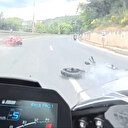 Kocaeli haber: Yola akan su nedeniyle 3 motosiklet kazaya karıştı, 3 yaralı