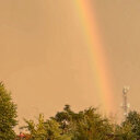 Edirne’de sağanak ardından gökkuşağı