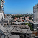 İran'ın saldırı düzenlediği Bat Yam'daki yıkım havadan görüntülendi