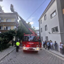 Samsun'da binada yangın çıktı: Dört kişi dumandan etkilendi