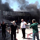 Sakarya'da yedek parça deposunda yangın çıktı