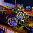 Alkollü sürücü ortalığı birbirine kattı: Aydınlatma direğine, ağaca ve trafik levhasına çarptı