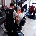 Erzurum'da bir berberde fön makinesi bomba gibi patladı