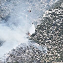 Antalya'da çıkan orman yangınına havadan ve karadan müdahale