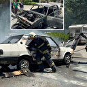 Tofaş cayır cayır yandı: Seyir halindeyken yangın çıktı