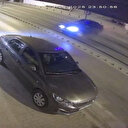 Alkollü sürücünün tramvay yolunda direğe çarptığı kazanın kamera görüntüsü ortaya çıktı