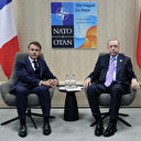 Depuis le sommet de l'OTAN, Macron plaide pour "trois cessez-le-feu en même temps"