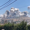 İsrail savaş uçakları Lübnan'ın güneyindeki Nabatiye kırsalına yoğun hava saldırısı düzenledi