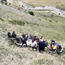 Erzurum'da kamyonet şarampole devrildi: Sürücü hayatını kaybetti