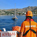 Bodrum açıklarında arızalanan tekneyi KIYEM ekipleri kurtardı