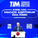Cumhurbaşkanı Erdoğan İhracatın Şampiyonları Ödül Töreni'nde konuştu: 'Yıl sonu 20'li rakamlar görmeyi bekliyoruz'