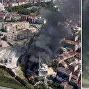 Kağıthane'de iş yeri yangını: Alevlerle mücadele sürüyor