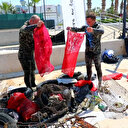 Bodrum'da dalgıçlar denizden 241 kilogram atık çıkardı