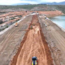 Sultansuyu Barajı'nda deprem sonrası onarım çalışmaları hız kesmeden sürüyor