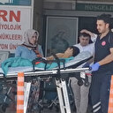 Kurban kesilen bahçede bıçağın üzerine düşen çocuk ağır yaralandı