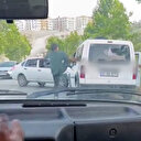 Hatay’da magandalar kaza yaptıkları araca saldırdı: Korku dolu anlar kamerada