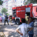 Bakırköy'de hastane bahçesinde çıkan yangın söndürüldü