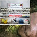Hakkari'de 121 kilogram uyuşturucu ele geçirildi