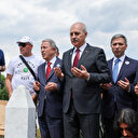 TBMM Başkanı Kurtulmuş Srebrenitsa soykırımının 7 kurbanının defin törenine katıldı