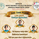 İmam hatip okulları LGS'de 500 tam puan alan 63 öğrencisiyle şampiyonluk geleneğini bozmadı