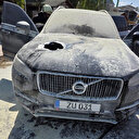 Konya'da seyir halindeki cip yandı