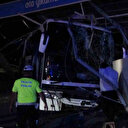 Malatya'da kontrolden çıkan yolcu otobüsü oto yıkamaya daldı: 8 yaralı