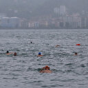 Karadenizde kulaçlar 15 Temmuz şehiteri için atıldı